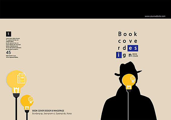 PSD 템플릿 편집 모자 표지디자인 북디자인 표지 남자 실루엣 백그라운드 북커버 비즈니스 전구 아이디어 한명 사람 팜플렛 상반신 지구본 문서 남자만 남자한명만 이미지템플릿 1 잡화 컨셉 촬영기법 파일형식