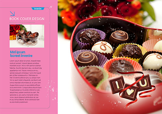 PSD 템플릿 편집 표지디자인 북디자인 기념일 리본 내지 음식 백그라운드 북커버 데이이벤트 잔 발렌타인데이 이벤트 팜플렛 사람없음 초콜릿 이미지템플릿 식기 디저트 파일형식
