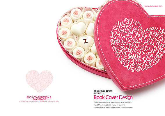 PSD 템플릿 편집 표지디자인 북디자인 기념일 표지 꽃 음식 백그라운드 북커버 데이이벤트 발렌타인데이 이벤트 팜플렛 사람없음 선물상자 초콜릿 하트 화이트초콜릿 이미지템플릿 모양 식물 디저트 선물 상자 파일형식