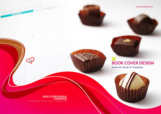 PSD 템플릿 편집 표지디자인 북디자인 기념일 표지 음식 백그라운드 북커버 데이이벤트 발렌타인데이 이벤트 팜플렛 사람없음 초콜릿 하트 이미지템플릿 모양 디저트 파일형식