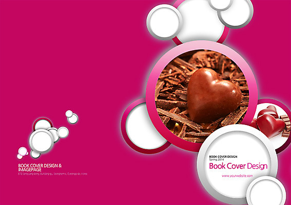 PSD 템플릿 편집 표지디자인 북디자인 기념일 표지 음식 백그라운드 북커버 데이이벤트 발렌타인데이 이벤트 팜플렛 사람없음 초콜릿 하트 원형 이미지템플릿 모양 도형 디저트 파일형식