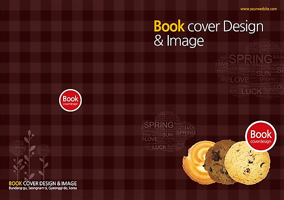 PSD 템플릿 편집 표지디자인 북디자인 표지 음식 백그라운드 북커버 디저트 팜플렛 사람없음 쿠키 과자 체크무늬 이미지템플릿 무늬 파일형식