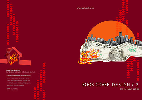 모양 PSD 템플릿 편집 표지디자인 북디자인 표지 캠페인 백그라운드 지폐 돈 북커버 불 빌딩 팜플렛 사람없음 달러 화재 불조심 화재예방 집모양 이미지템플릿 자연요소 건물 재산 사건 예방 파일형식