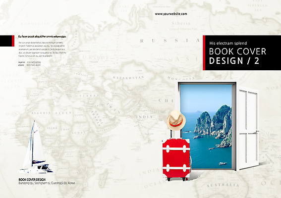 PSD 템플릿 편집 모자 표지디자인 북디자인 표지 바다 섬 해외여행 여행 백그라운드 세계지도 지도 북커버 팜플렛 사람없음 관광지 글로벌 문 캐리어 여행가방 선박 이미지템플릿 해외 잡화 수상교통 가방 세계 파일형식