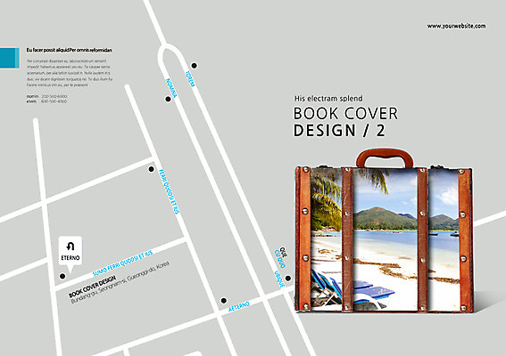 PSD 템플릿 편집 표지디자인 북디자인 표지 바다 여행 백그라운드 지도 북커버 가방 휴가 산 팜플렛 해변 사람없음 야자수 여행가방 휴양지 선베드 약도 이미지템플릿 나무 잡화 의자 장소 파일형식