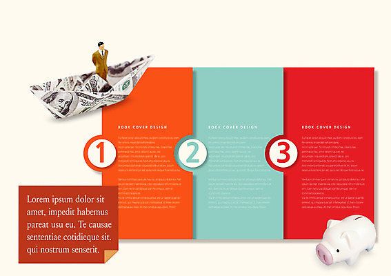 PSD 템플릿 편집 표지디자인 북디자인 내지 백그라운드 지폐 돈 북커버 비즈니스 팜플렛 사람없음 금융 경제 달러 피규어 저축 돼지저금통 비즈니스맨 종이배 선박 이미지템플릿 남자 수상교통 미니어처 저금통 직장인 재산 종이접기 파일형식