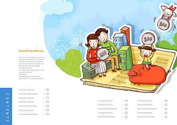 PSD 구름 템플릿 편집 표지디자인 북디자인 여자 남자 내지 어린이 백그라운드 지폐 돈 날개 북커버 가족 엄마 사람 앉기 빌딩 팜플렛 여러명 성인 금융 경제 동전 저축 돼지저금통 아빠 가정경제 통장 이미지템플릿 자연요소 다수 가정 관계 모션 건물 저금통 재산 파일형식