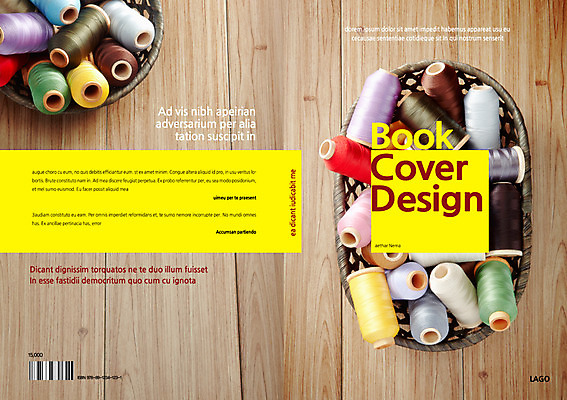 PSD 템플릿 편집 표지디자인 북디자인 표지 백그라운드 북커버 팜플렛 사람없음 바구니 실 바느질도구 바코드 실타래 이미지템플릿 오브젝트 파일형식