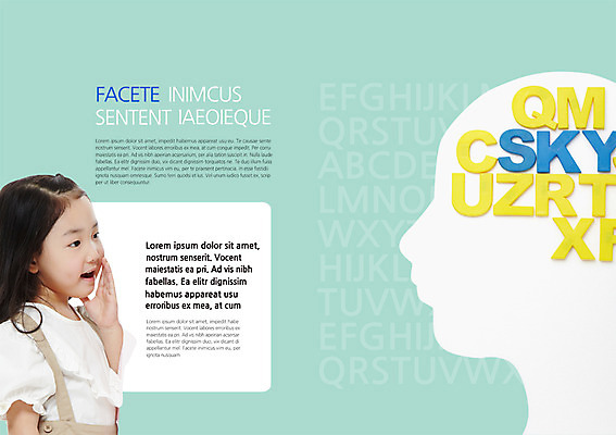 PSD 템플릿 편집 표지디자인 북디자인 알파벳 영어 여자 어린이교육 교육 내지 어린이 백그라운드 북커버 영어교육 한명 사람 동양인 소녀 팜플렛 상반신 옆모습 머리 한국인 두뇌 여자만 여자한명만 어린이만 소녀만 소녀한명만 이미지템플릿 문자 1 뷰포인트 인종 신체부위 뇌 파일형식