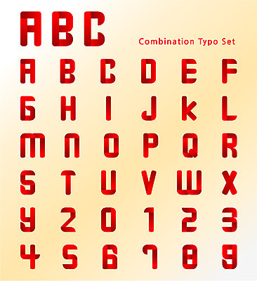 아이콘 알파벳 영어 컬러 모바일 대문자 타이포그라피 사람없음 빨간색 세트 숫자 웹 플랫 플랫아이콘 조합형타이포 2D아이콘 AI파일 문자 인터넷 파일형식 벡터