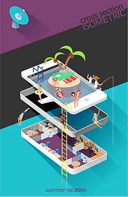 수영복 일러스트 사다리 낚시 휴가 수영장 안테나 여름휴가 바캉스 스마트폰 핸드폰 야자수 사무실 책상 분석 다이빙 단면도 튜브 아이소메트릭 크로스섹션 국내일러스트 AI파일 나무 옷 가구 컨셉 비즈니스 통신 레저 단면 전자제품 스마트기기 수영 도구 수중스포츠 파일형식 벡터 여름_계절