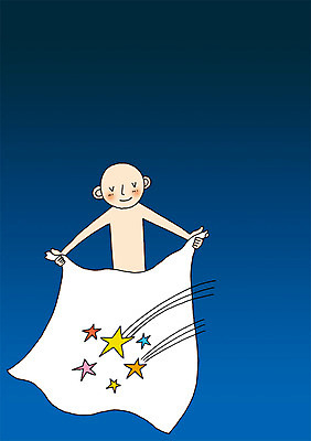 PSD 별 일러스트 상상 상상일러스트 한명 들기 사람 상반신 천 국내일러스트 자연요소 1 모션 직물 파일형식