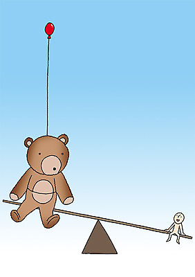 전신 PSD 일러스트 상상 상상일러스트 한명 사람 앉기 곰인형 끈 묶기 풍선 시소 국내일러스트 1 인형 모션 놀이기구 파일형식