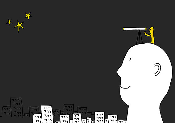 PSD 별 일러스트 상상 상상일러스트 사람 빌딩 야외 두명 망원경 도시 야간 관측 국내일러스트 자연요소 건물 파일형식