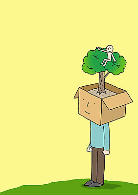 전신 PSD 나무 신체 일러스트 상상 한그루 상상일러스트 한명 사람 앉기 신체부위 상자 국내일러스트 식물 1 모션 파일형식