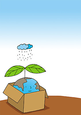 PSD 구름 지구 일러스트 상상 날씨 상상일러스트 사람없음 상자 지구본 새싹 환경 비 날씨캐릭터 일러캐릭터 자연요소 식물 캐릭터 파일형식