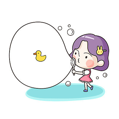 라이프스타일 여자 어린이 말풍선 일러스트 놀이 오리 한명 사람 표현 비눗방울 여자만 여자한명만 어린이만 소녀만 소녀한명만 국내일러스트 AI파일 1 조류 생활 파일형식 벡터