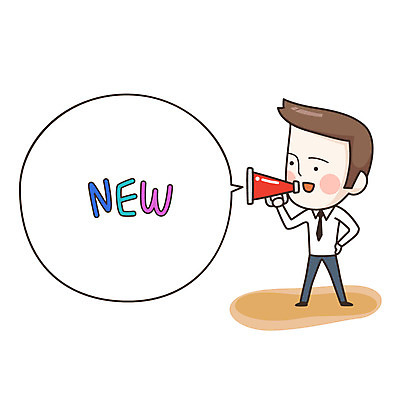 라이프스타일 남자 말풍선 일러스트 비즈니스 한명 사람 확성기 외침 표현 직장인 알림 남자만 남자한명만 국내일러스트 AI파일 직업 1 생활 소리 파일형식 벡터