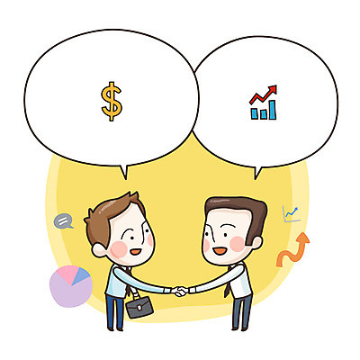 라이프스타일 남자 말풍선 일러스트 비즈니스 협력 악수 사람 두명 표현 직장인 계약 남자만 국내일러스트 AI파일 직업 손짓 생활 파일형식 벡터