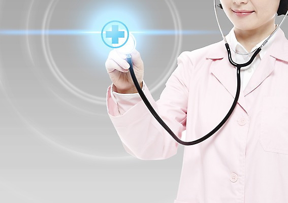 PSD 편집 편집이미지 여자 청진기 포토일러 한명 사람 상반신 타이포그라피 치료 의사 의사가운 디지털합성 여자만 여자한명만 이미지편집 문자 1 의학 의료기기 의료진 가운 파일형식