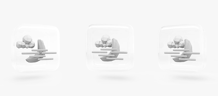 PSD 구름 아이콘 날씨 사람없음 3D아이콘 안개 달 초승달 입체 날씨아이콘 흐림 편집3D 자연요소 3D 파일형식