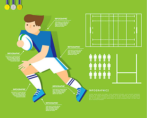 남자 스포츠 포즈 일러스트 통계 수치 그래프 운동선수 한명 사람 운동 럭비 자료 인포그래픽 메달 분석 럭비공 열정 럭비선수 아시안게임 남자만 남자한명만 국내일러스트 AI파일 1 감정 컨셉 공 건강 구기 럭비용품 상_상패 파일형식 벡터