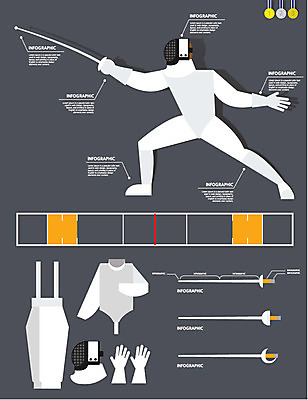 스포츠 포즈 일러스트 통계 수치 그래프 운동선수 한명 사람 운동 자료 인포그래픽 칼 보호장비 메달 분석 열정 펜싱 아시안게임 펜싱선수 국내일러스트 AI파일 1 감정 컨셉 건강 장비 상_상패 파일형식 벡터