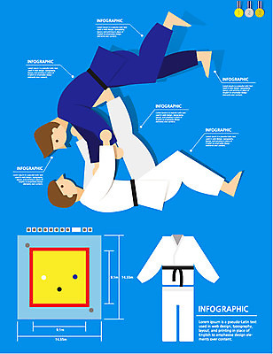 남자 스포츠 포즈 일러스트 통계 수치 그래프 운동선수 사람 두명 운동 자료 인포그래픽 메달 분석 열정 유도 유도선수 아시안게임 유도복 남자만 국내일러스트 AI파일 감정 컨셉 건강 도복 격투기 상_상패 파일형식 벡터