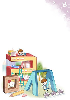 PSD 문자 학생 여자 교육 남자 교복 시계 일러스트 사다리 한글 두명 책 시소 에듀 국내일러스트 옷 사람 도구 놀이기구 에듀케이션 파일형식