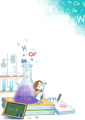 PSD 학생 여자 교육 교복 과학 일러스트 문구용품 실험 한명 책 다이어리 칠판 가운 실험복 화학 비커 과학실 에듀 여자만 여자한명만 국내일러스트 1 옷 실험기구 사람 사무용품 오브젝트 에듀케이션 파일형식