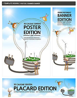 PSD 구름 템플릿 배너 배너템플릿 여자 남자 가로배너 ZIP 포스터 세로배너 어린이 캠페인 백그라운드 전구 사다리 하늘 사람 소녀 소년 세명 세트 태양 자연보호 그린캠페인 에너지 현수막 그린에너지 풍력에너지 플러그 전기에너지 어린이만 자연요소 자연 가로 세로 도구 보호 파일형식