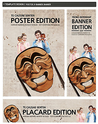 PSD 서양인 외국인 백인 템플릿 한국전통 전통 배너 배너템플릿 여자 남자 가로배너 ZIP 포스터 세로배너 문화 여행 백그라운드 웃음 들기 사람 상반신 20대 성인 두명 세트 여행객 현수막 탈 하회탈 국내여행 청년만 성인만 모션 한국 표정 가면 인종 청년 가로 세로 파일형식