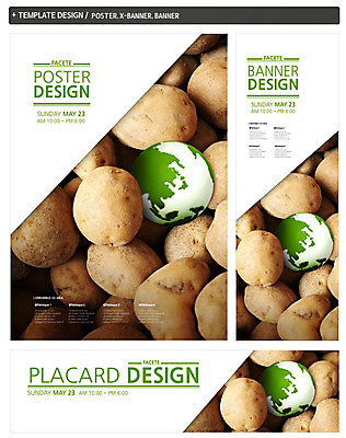 PSD 템플릿 웰빙 배너 배너템플릿 가로배너 ZIP 포스터 세로배너 음식 백그라운드 채소 식재료 감자 건강 사람없음 농작물 세트 지구본 현수막 유기농 농업 가로 세로 파일형식