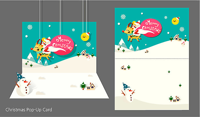 계절 노년 남자 크리스마스 겨울 일러스트 크리스마스카드 프레임 사람 두명 산타클로스 루돌프 편지지 입체카드 국내일러스트 AI파일 카드프레임 기념일 사슴 카드_감사 성인 편지 파일형식 벡터