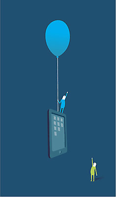 일러스트 통신 정보통신 사람 두명 스마트폰 스마트기기 스마트 풍선 국내일러스트 AI파일 컨셉 전자제품 핸드폰 정보 파일형식 벡터