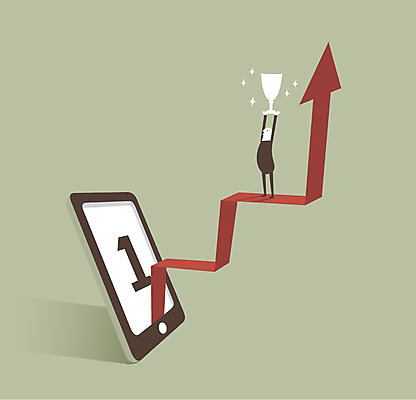 1 화살표 일러스트 통신 정보통신 한명 사람 스마트폰 스마트기기 숫자 우승 트로피 스마트 상승 국내일러스트 AI파일 문자 컨셉 전자제품 핸드폰 정보 최고 상_우승 파일형식 벡터