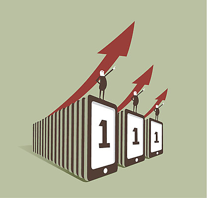 1 화살표 일러스트 통신 정보통신 사람 세명 스마트폰 스마트기기 숫자 우승 스마트 상승 국내일러스트 AI파일 문자 컨셉 전자제품 핸드폰 정보 최고 파일형식 벡터