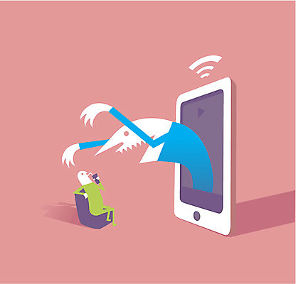 음료 의자 일러스트 통신 정보통신 사람 두명 스마트폰 스마트기기 스마트 영화감상 국내일러스트 AI파일 가구 컨셉 전자제품 핸드폰 감상 정보 영화 파일형식 벡터