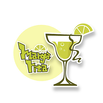 아이콘 음료 조각 스티커 사람없음 칵테일 칵테일잔 라임 마르가리타 트로피컬아트 2D아이콘 AI파일 술잔 과일 주류 그림 파일형식 벡터