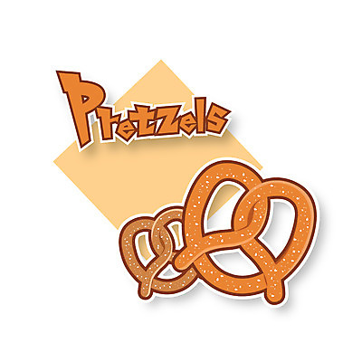 아이콘 빵 스티커 디저트 사람없음 브레첼 2D아이콘 AI파일 음식 파일형식 벡터