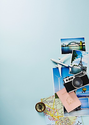 포토 JPG 여행 백그라운드 지도 비행기 프레임 사람없음 카메라 나침반 여권 기념사진 국내포토 항공교통 대중교통 전자제품 파일형식