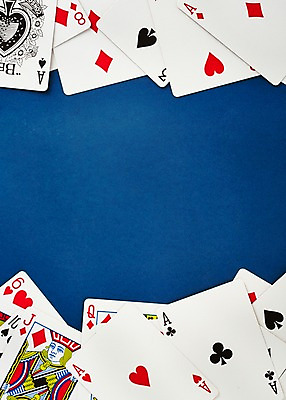 포토 JPG 종이 백그라운드 프레임 사람없음 파란색 포커 국내포토 컬러 게임 트럼프 파일형식