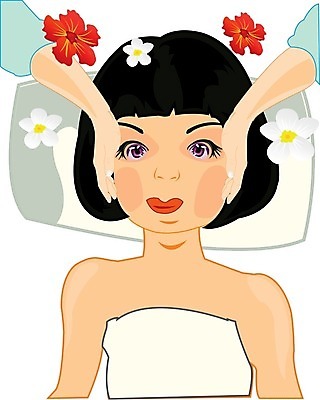 EPS 해외이미지 일러스트 베개 갈색머리 건강 상점 마사지 피부 흰배경 아로마 순서 거짓말 돌봄 안마사 해외202004 해외일러스트 헤어스타일 백그라운드 침구 모션 신체부위 흰색 파일형식 벡터 이미지허브