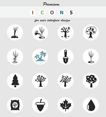 EPS 해외이미지 나무 단풍 잎 과일 일러스트 야자수 흙 떨어짐 심볼 물주기 도토리 전나무 거름 가터벨트 묘목 해외202004 해외일러스트 식물 컨셉 모션 견과류 벨트 파일형식 벡터 이미지허브