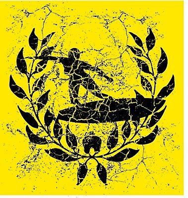 EPS 해외이미지 전신 실루엣 잎 일러스트 한명 사람 성인 사람없음 노란색 검은색 서핑보드 서핑 스크래치 서퍼 월계관 성인한명만 해외202004 해외일러스트 식물 1 컬러 운동선수 촬영기법 수상스포츠 보드_스포츠 성인만 파일형식 벡터 이미지허브