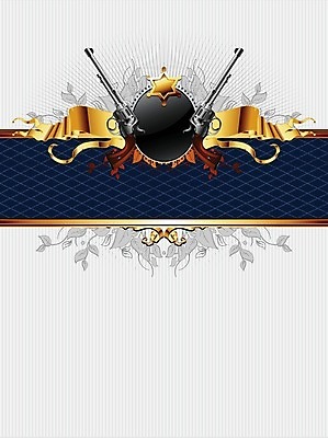 EPS 해외이미지 모양 별 리본 잎 곡선 일러스트 추상 프레임 통 미술 장식 파란색 빛 줄무늬 권총 총 흰색 화려 황금 은색 오브젝트 복고 방패 리볼버 디테일 해외202004 해외일러스트 자연요소 식물 무기 선 컬러 컨셉 무늬 문화예술 파일형식 벡터 이미지허브