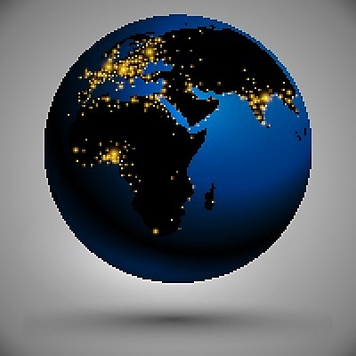 EPS 해외이미지 실루엣 유럽 아시아 지구 지도 일러스트 아프리카 빛 세계 지구본 검은색 행성 원형 야간 땅 심볼 오브젝트 대륙 태평양 고립 여의주 지리 해외202004 해외일러스트 자연요소 도형 나라 바다 컬러 촬영기법 우주 파일형식 벡터 이미지허브