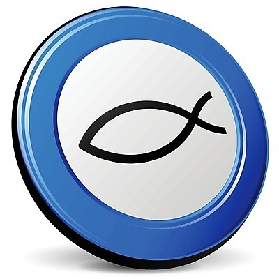 EPS 해외이미지 디자인 기독교 종교 인터넷 일러스트 어류 파란색 3D 성경 웹 흰색 원형 예수 심볼 사인 인터넷주소 고립 신앙심 해외202004 해외일러스트 도형 컬러 종교용품 수중동물 신_종교 디지털합성 파일형식 벡터 이미지허브