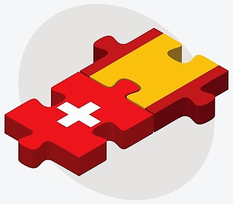EPS 해외이미지 유럽 조각 컨셉 일러스트 비즈니스 관계 협력 함께함 사람 그래픽 3D 깃발 퍼즐 스페인 연결 결합 접속 스위스 오브젝트 흰배경 나눔 해결 고립 마드리드 베른 스페인어 왕국 전국 정부 정치 통일 해외202004 해외일러스트 나라 백그라운드 흰색 디지털합성 파일형식 벡터 이미지허브