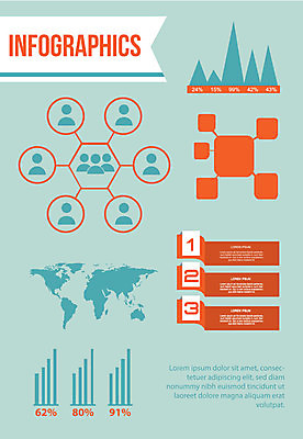 EPS 해외이미지 디자인 지도 일러스트 비즈니스 통계 그래프 사람모양 사람없음 파란색 인포그래픽 정보 단계 목차 해외202004 해외일러스트 모양 컬러 파일형식 벡터 이미지허브